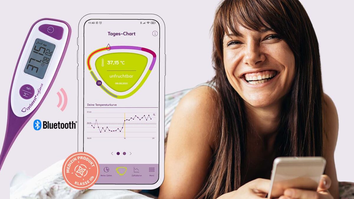 Natürliche Familienplanung mit cyclotest mySense