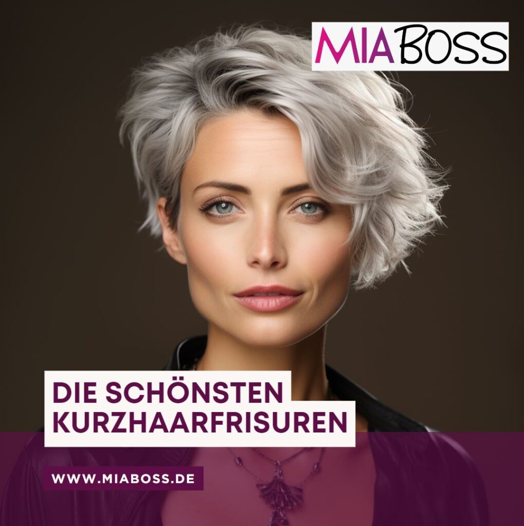 Moderne Frisuren für kurze graue Haare Die schönsten Kurzhaarfrisuren