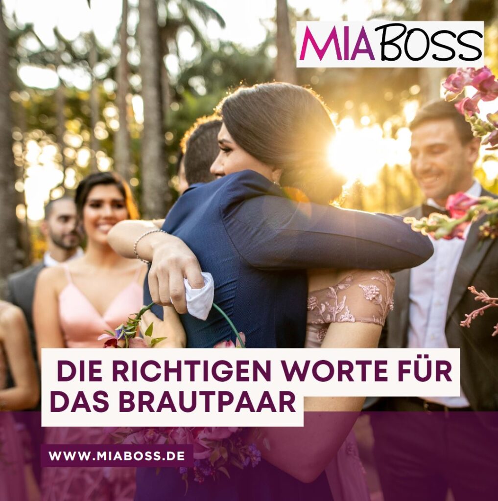 Persönliche Glückwünsche zur Hochzeit Die richtigen Worte für das Brautpaar