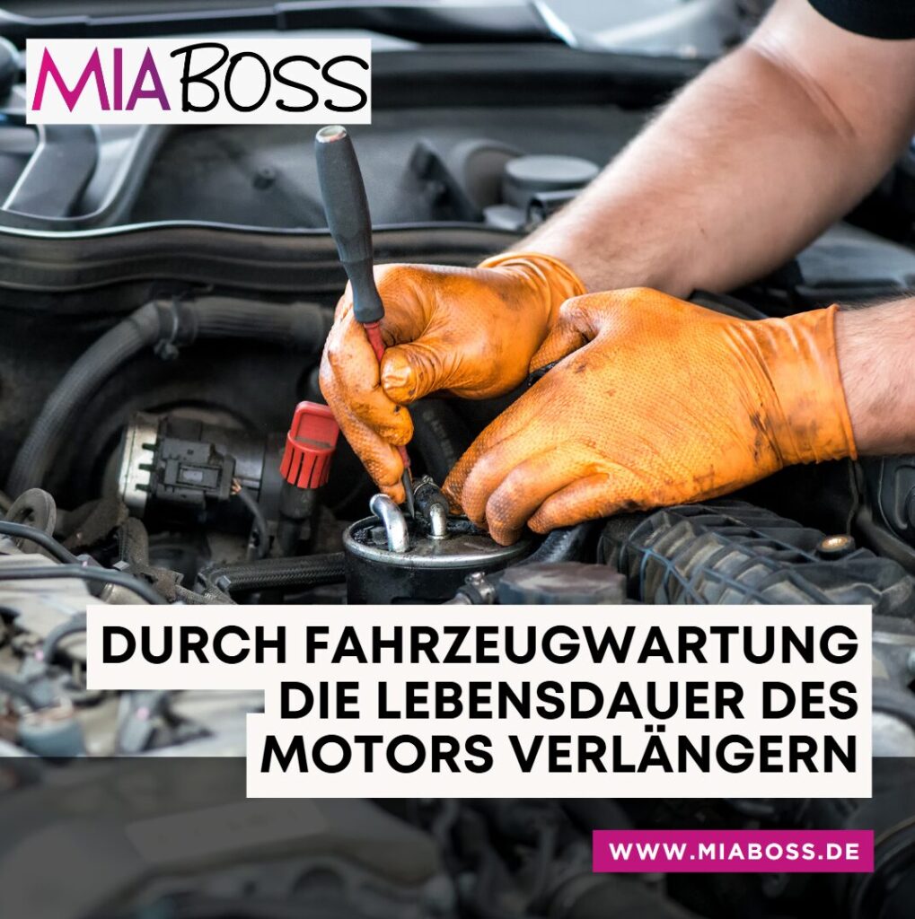 fahrzeugwartung motor verlängern